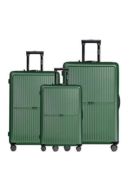 Generic 3 Piece Luggage Set, ABS Material, TSA Lock, 360° Wheels, Sizes (20/2...