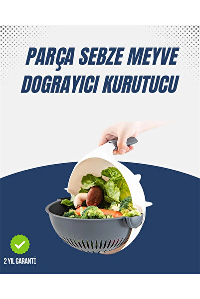 TeknoKapsül Practical Kitchen Apparatus for Chopping and Grating Vegetables