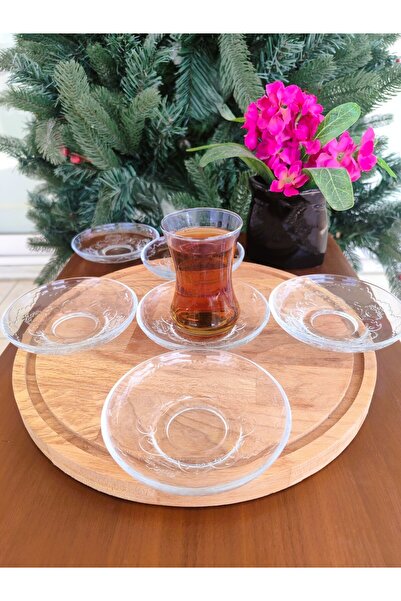 Madame Coco Roselin 6-Piece Tea Plate Set - 12 X 12 cm