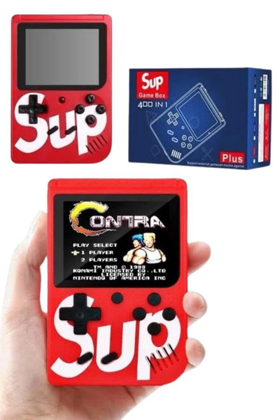 Epilons Çocuklara Özel Taşınabilir Sup El Atarisi 400 Oyunlu Nostaljik Oyun Konsolu
