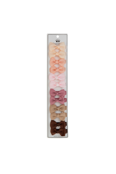 Bambimici Pastel Dreams Grosgrain Bow Clip Set (12-Piece) - Multicolor - 12M ...