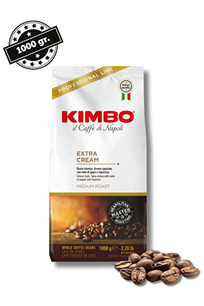 Kimbo Espresso Bar Extra Cream Coffee Beans 1 kg
