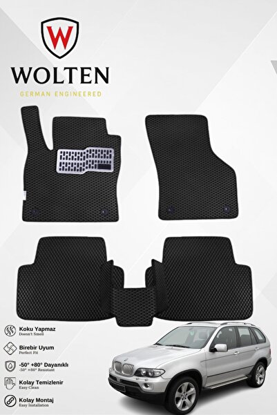 w wolten german engineered BMW-X5-E53-(1999-2006) İÇİN EVA İÇ PASPAS TAKIMI (...