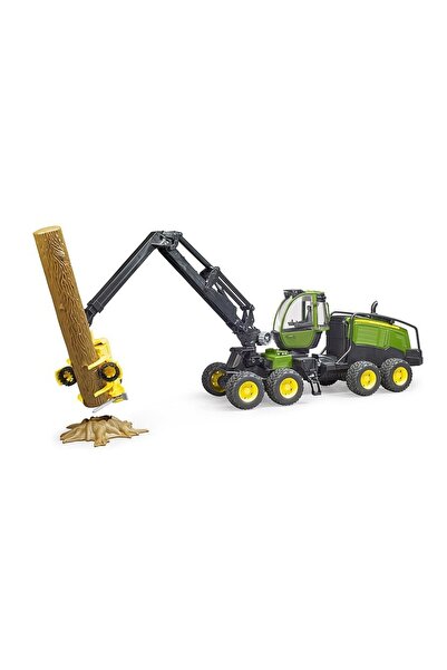 Bruder Brother - Tractor forestier John Deere 1270G cu o bușteană