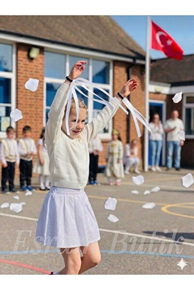 Esram Butik Ribbon Dance Show Wristband Hair Clip, April 23, October 29 Child...