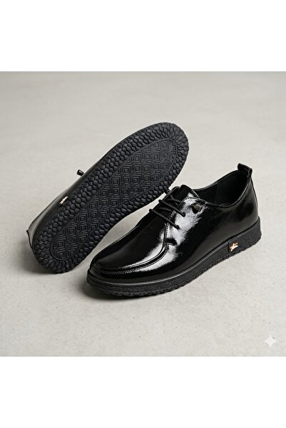 KİNDEP (Clavi) Inside and Outside Genuine Leather Thermo Non-Slip Sole Comfor...