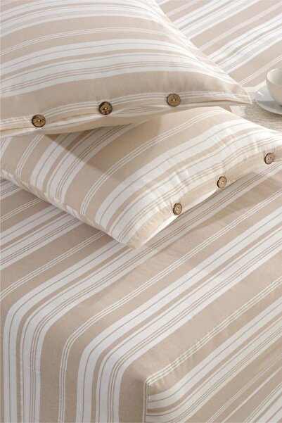 MUEV 100% Cotton Elastic Single Sheet Set 100 X 200 with Pillows and Buttons ...