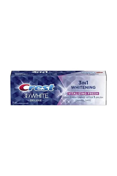 Toothpaste كريم كريست ثري دي وايت ديلوكس فيتاليس فريش 75 مل
