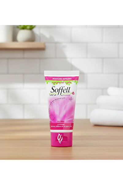 Soffell كريم سوفيل طارد للناموس برائحة الورد المنعشة 50 مل