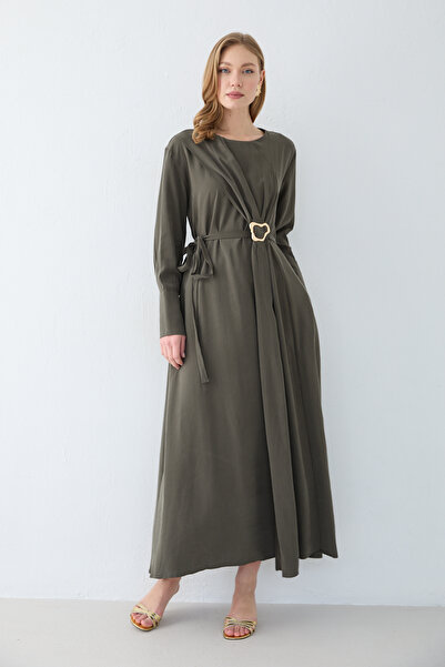 Melike Tatar Modal Brooch Dress 3-2341