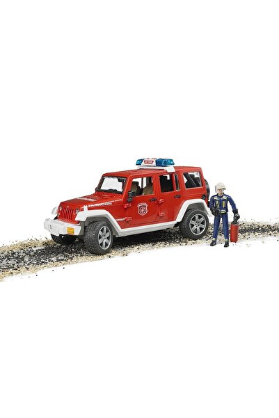 Generic Brand Brother - Jeep Wrangler Unlimited Rubicon Pompier cu Figurină