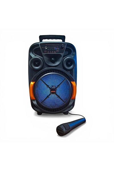 UpWay LED Işıklı Mikrofonlu Şarjlı Bluetooth Hoparlör – 10W TF USB AUX TWS 8 ...