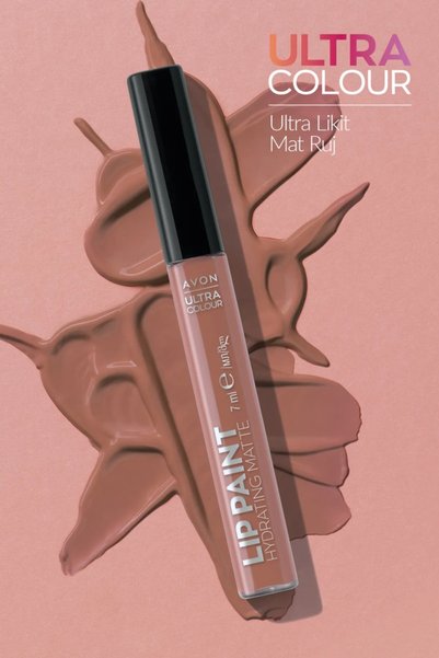 AVON Ruj mat hidratant Honey Love – nuanta nude caramel pentru buze catifelate 7 ml