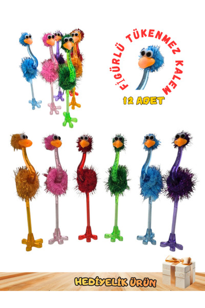 miranino 12 قلم حبر جاف بأشكال مختلفة، هدية عيد الفطر