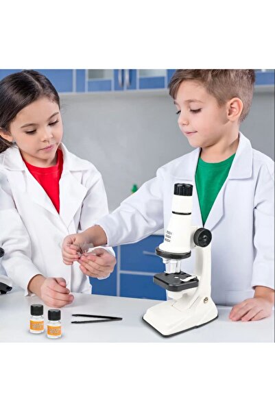 OEM Microscop Copii 200x–1200x cu Accesorii – Set Educațional
