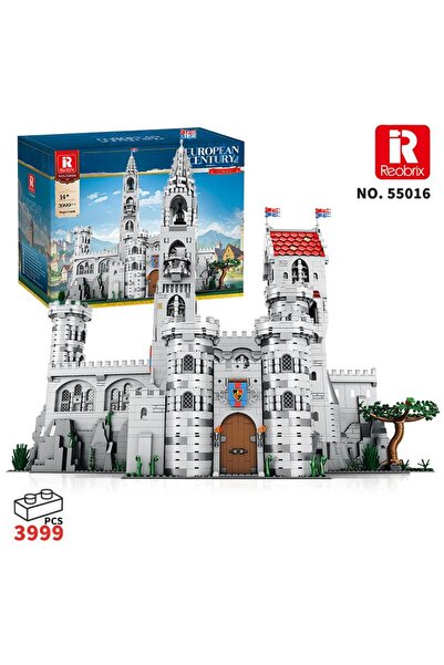 REOBRIX 55016 Kral Kalesi Yaratıcı Yapı Blok Seti Building Blocks (King's Cas...