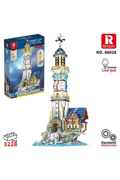 REOBRIX 66028 Deniz Feneri Yaratıcı Yapı Blok Seti Building Blocks (European ...