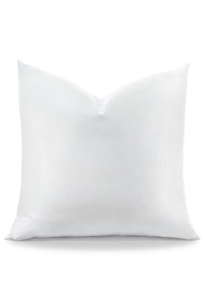 LEVEL ONE High Quality White Cotton Pillow Made of Natural Feather Wdf4-6 Siz...