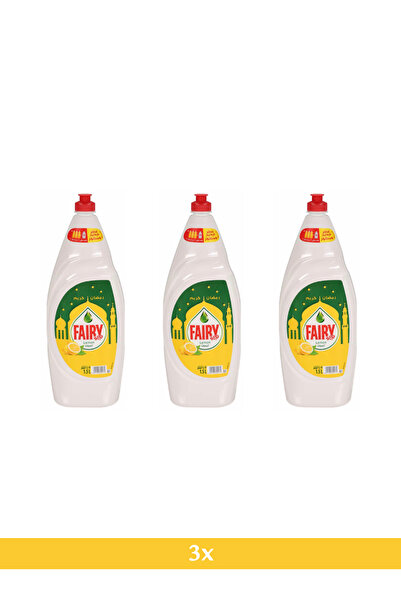 Fairy Lemon Dishwashing Value Trio, (3 PCS) , 3x1.5L