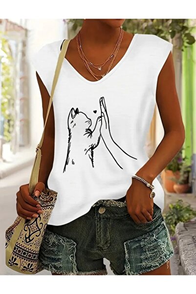 FUFLUNS ΓΥΝΑΙΚΕΙΟ ΑΜΠΟΥΡΑ ΑΜΠΟΥΡΑ ΜΕ ΣΤΑΜΠΑ ΓΑΤΑ