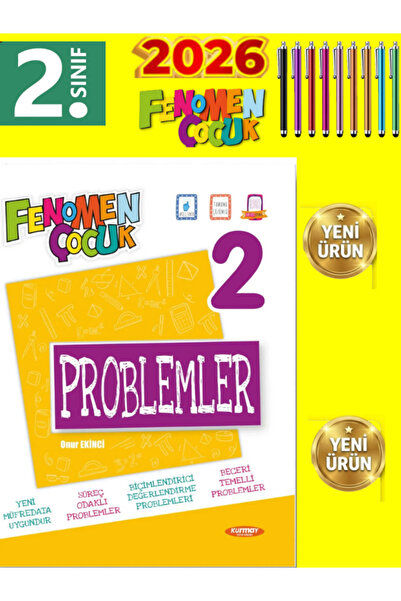 Fenomen Yayıncılık 2026 Fenomen Çocuk 2. Sınıf Problemler %100 Yeni Müfredat ...