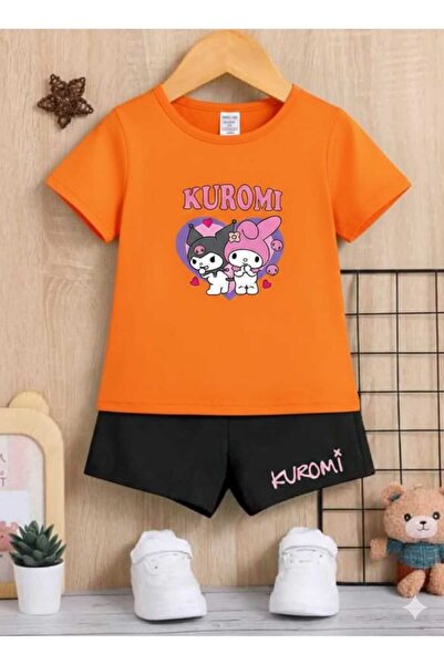 Nice Clothes ΚΑΛΟΚΑΙΡΙΝΟ ΠΑΙΔΙΚΟ ΣΕΤ ΜΠΛΟΥΖΑΚΙ-ΣΟΡΤΣ ΟΥΝΙΣΕΞ (ΜΕ ΣΤΑΜΠΑ KUROMI)