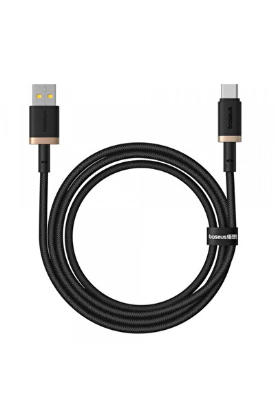 Baseus USB-A - USB-C Dura Series Data and Charging Cable, 60W, 1m, Gold P1037...