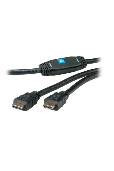 Roline Cablu HDMI High Speed cu Repeater T-T 30m 3D, 14.01.3465