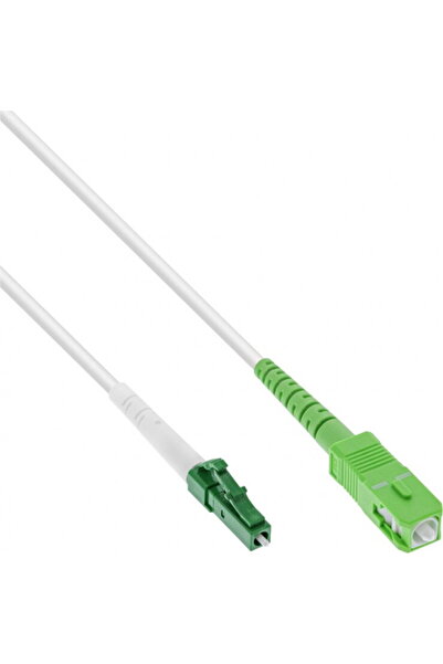 In-Line Cablu fibra optica Simplex FTTH LC/APC la SC/APC OS2 40m, InLine IL88440