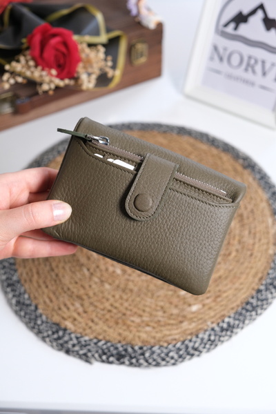 Norvi Leather Women's Genuine Leather Wallet with Card Holder 1355