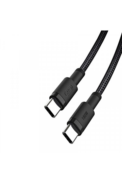 XO Design USB-C - USB-C NB-Q199 Data and Charging Cable, 100W, 1.5m, Black