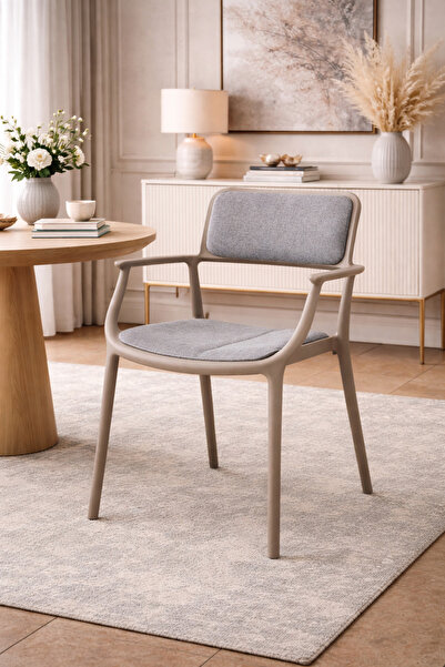 Crestj Stylish dining chair with a modern design and comfortable cushion, sui...