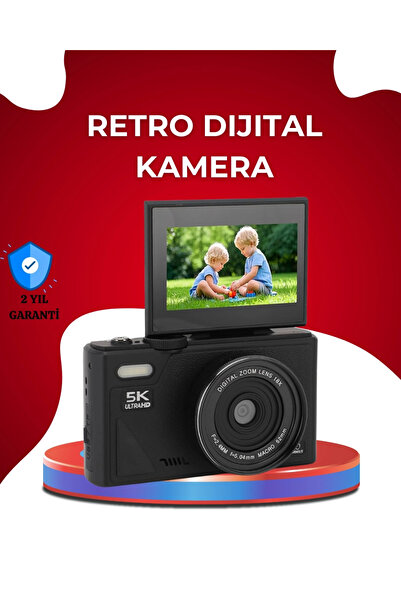 Sepetink 5K Ultra HD Kamera Gülümseme Algılama Otofokus 18x Optik Zoom