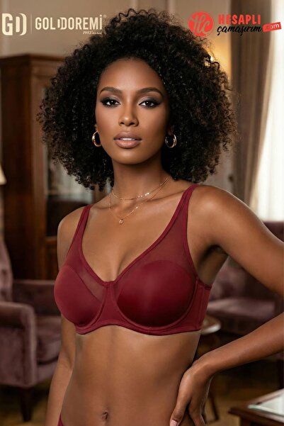 Le Jardin Premium Women's Tulle Underwire Soft Non-Support Gathering Boxed Si...