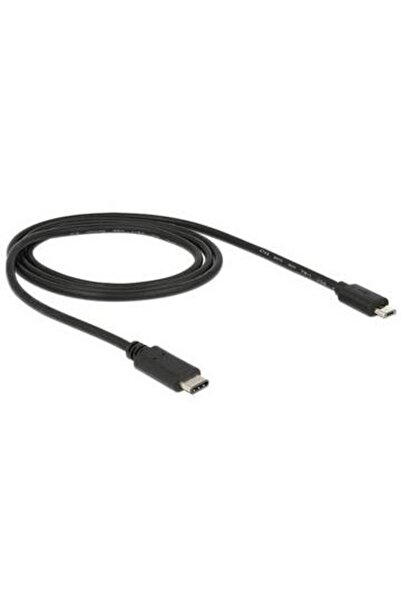 DELOCK Cablu USB Type-C 2.0 mascul > USB 2.0 tip Micro-B mascul 1m negru