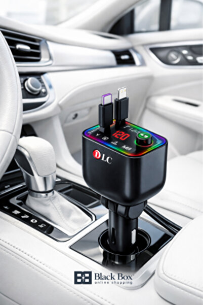 DLC شاحن سيارة فائق السرعة 5 في 1