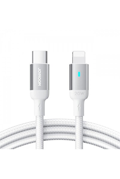 Joyroom Cablu de date și încărcare USB-C - Lightning S-A10, 20W, 1.2m, Alb