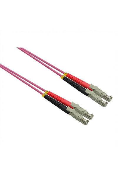 Roline Cablu Fibra optica Duplex OM4 LSH - LSH Violet LSOH 10m, 21.15.9497