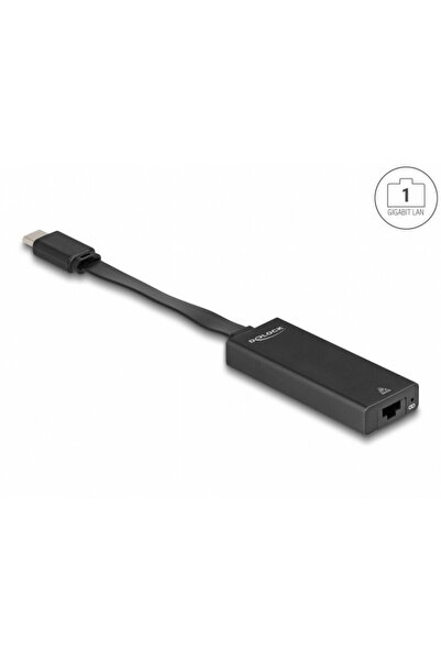 DELOCK Adaptor USB 3.1 tip C la Gigabit LAN Slim, 66246