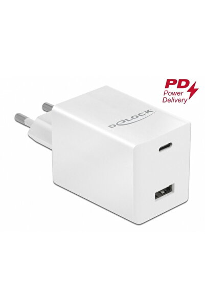DELOCK Incarcator priza 1 x USB-C PD 3.0 + 1 x USB-A 48W, 41448