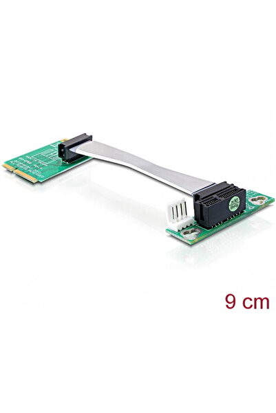 DELOCK Riser card Mini PCI Express to PCI Express x1 left insertion, 41305