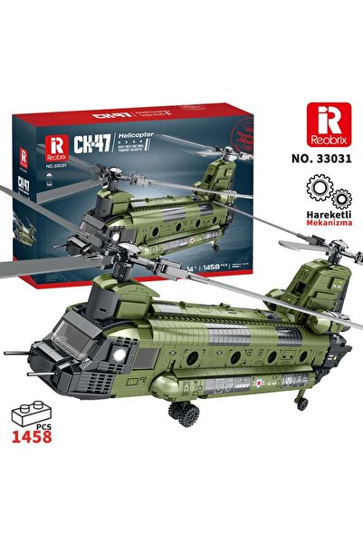 REOBRIX 33031 Amerikan Helikopter CH-47 (CH-47 Transport Helicopter Chinook) ...