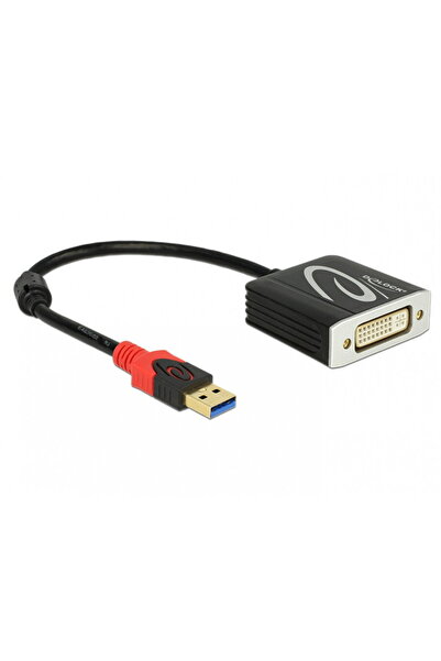 DELOCK Adaptor USB 3.0 la DVI T-M, 62737