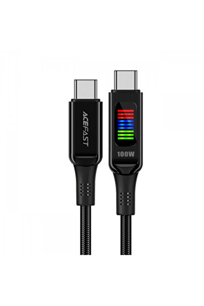 Acefast USB-C Data and Charging Cable - USB-C C7-03, 100W, 1.2m, Black