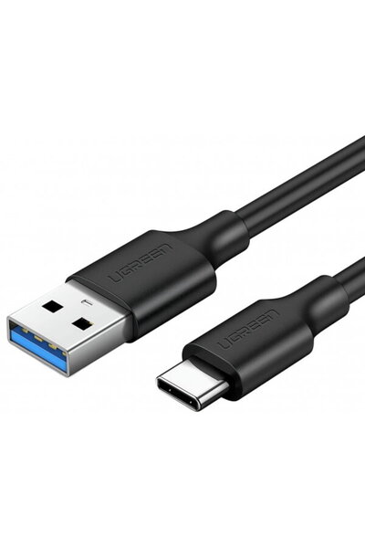 Ugreen USB-A - USB-C Data and Charging Cable US184, 18W, 0.5m, Black