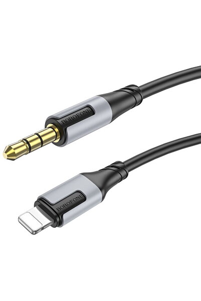Borofone Cablu Audio Lightning - 3.5mm BL19 Creator, 1m, Negru