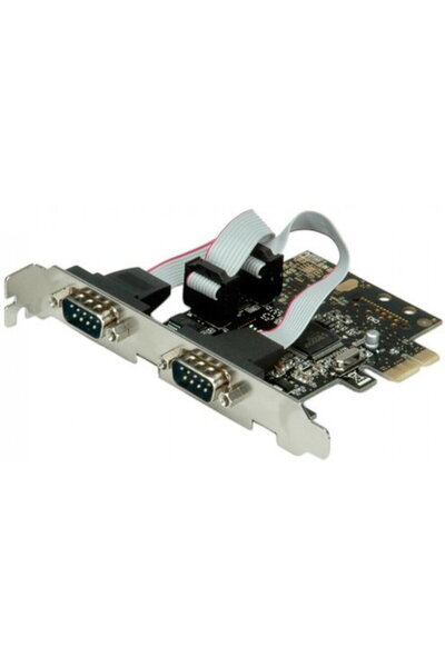 VALUE PCI Express to 2 Serial RS-232 D-Sub 9-pin ports, 15.99.2118