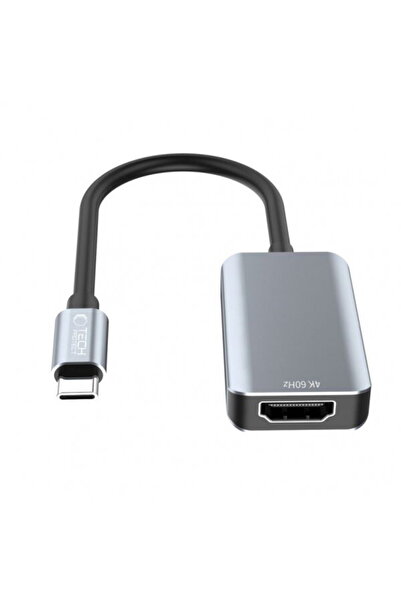 Tech-Protect Adaptor Audio și Video USB-C - HDMI Ultraboost, Negru