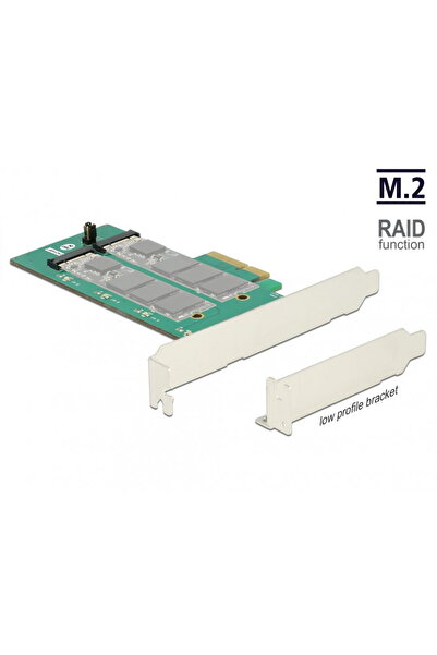 DELOCK PCI Express cu 2 x M.2 Key B cu RAID, 89536