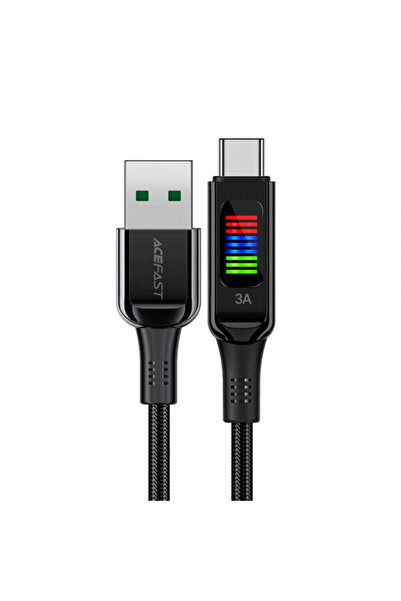 Acefast USB-A - USB-C C7-04 Data and Charging Cable, 18W, 1.2m, Black